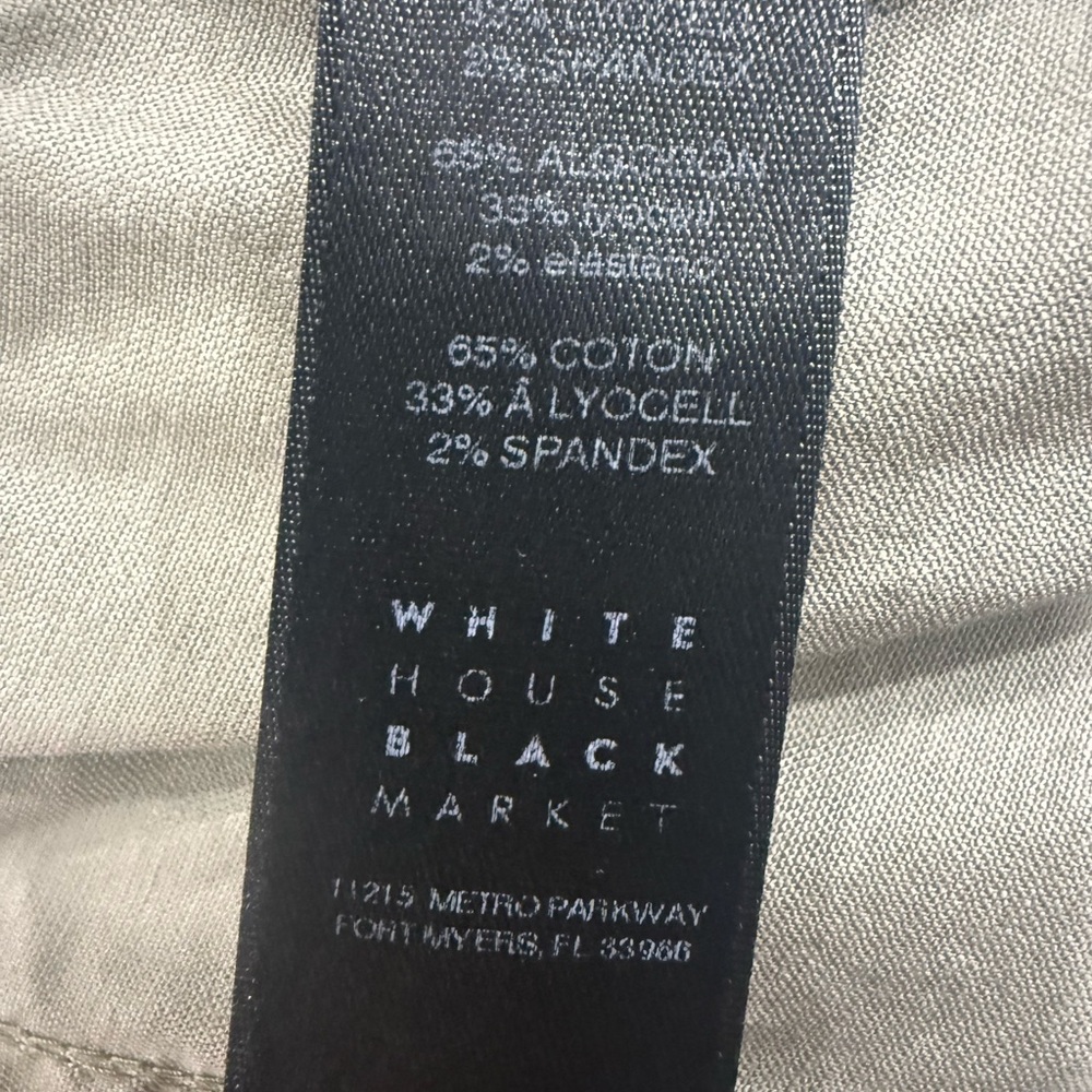 White House Black Market Sage Green Women's Vest - Picture 5 of 10